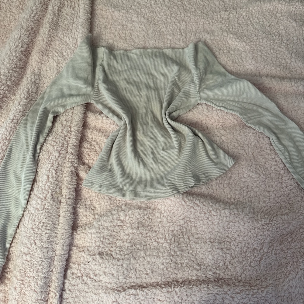 Women's Long Sleeve Top in Gray